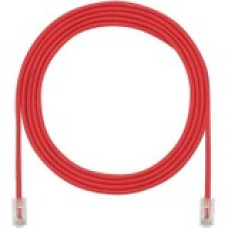 Panduit Cat.5e U/UTP Patch Network Cable - 12 ft Category 5e Network Cable for Network Device - First End: 1 x RJ-45 Male Network - Second End: 1 x RJ-45 Male Network - Patch Cable - 28 AWG - Red - 1 UTP28CH12RD
