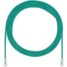 Panduit Cat.5e U/UTP Patch Network Cable - 12 ft Category 5e Network Cable for Network Device - First End: 1 x RJ-45 Male Network - Second End: 1 x RJ-45 Male Network - Patch Cable - 28 AWG - Green - 1 - TAA Compliance UTP28CH12GR