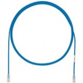 Panduit Cat.6e UTP Cable - 10 ft Category 6e Network Cable for Network Device - First End: 1 x RJ-45 Male Network - Second End: 1 x RJ-45 Male Network - Patch Cable - 28 AWG - Blue - TAA Compliance UTP28SP3MBU