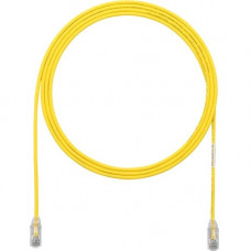 Panduit Cat.6 U/UTP Patch Network Cable - 7.87" Category 6 Network Cable for Network Device - First End: 1 x RJ-45 Male Network - Second End: 1 x RJ-45 Male Network - Patch Cable - 28 AWG - Clear, Yellow - 48 - TAA Compliance UTP28SP8INYL-48