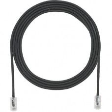 Panduit Cat.6a F/UTP Patch Network Cable - 105 ft Category 6a Network Cable for Network Device - First End: 1 x RJ-45 Male Network - Second End: 1 x RJ-45 Male Network - Patch Cable - 28 AWG - Clear, Black - 1 - TAA Compliance UTP28X105BL