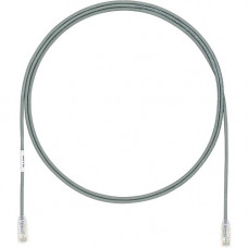 Panduit Cat.6a F/UTP Patch Network Cable - 105 ft Category 6a Network Cable for Network Device - First End: 1 x RJ-45 Male Network - Second End: 1 x RJ-45 Male Network - Patch Cable - 28 AWG - Clear, International Gray - 1 - TAA Compliance UTP28X105GY