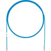 Panduit Cat.6a U/UTP Network Cable - 11 ft Category 6a Network Cable for Network Device - First End: 1 x RJ-45 Network - Second End: 1 x RJ-45 Network - Patch Cable - Blue - TAA Compliance UTP28X11BU