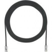 Panduit Cat.6a F/UTP Patch Network Cable - Category 6a for Network Device - Patch Cable - 37.07 ft - 1 Pack - 1 x RJ-45 Male Network - 1 x RJ-45 Male Network - Clear, Black UTP28X37BL