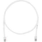Panduit Cat.5e UTP Patch Network Cable - 4 ft Category 5e Network Cable for Network Device - First End: 1 x RJ-45 Male Network - Second End: 1 x RJ-45 Male Network - Patch Cable - Off White - 1 Pack - TAA Compliance UTPCH4Y