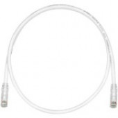 Panduit Cat.6 U/UTP Patch Network Cable - Category 6 for Network Device - Patch Cable - 9.84 ft - 25 Pack - 1 x RJ-45 Male Network - 1 x RJ-45 Male Network - Clear, Off White - TAA Compliance UTPSP10Y-Q