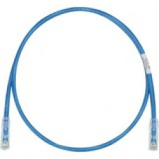 Panduit Cat.6 UTP Patch Network Cable - 28 ft Category 6 Network Cable for Network Device - RJ-45 Male Network - RJ-45 Male Network - Patch Cable - 24 AWG - Blue - TAA Compliance UTPSP28BUY