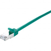 V7 CAT5e Ethernet Shielded STP 01M Green - 3.28 ft Category 5e Network Cable for Modem, Router, Hub, Patch Panel, Wallplate, PC, Network Card, Network Device - First End: 1 x RJ-45 Male Network - Second End: 1 x RJ-45 Male Network - Patch Cable - Shieldin