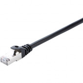V7 CAT6 Ethernet Shielded STP 05M Black - 16.40 ft Category 6 Network Cable for Modem, Router, Hub, Patch Panel, Wallplate, PC, Network Card, Network Device - First End: 1 x RJ-45 Male Network - Second End: 1 x RJ-45 Male Network - Patch Cable - Shielding