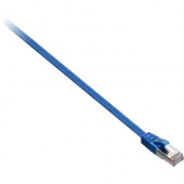 V7 Blue Cat5e Shielded (STP) Cable RJ45 Male to RJ45 Male 0.5m 1.6ft - 1.64 ft Category 5e Network Cable for Modem, Router, Hub, Patch Panel, Network Device - First End: 1 x RJ-45 Male Network - Second End: 1 x RJ-45 Male Network - 1 Gbit/s - Patch Cable 