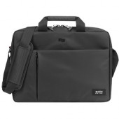 Solo Carrying Case (Briefcase) for 15.6" Notebook - Black - Tear Resistant - Nylon - Shoulder Strap, Handle - 12.3" Height x 16" Width x 2" Depth VAR101-4