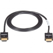 Black Box Slim-Line High-Speed HDMI Cable - 1-m (3.2-ft.) - 3.28 ft HDMI A/V Cable for TV - First End: 1 x HDMI Male Digital Audio/Video - Second End: 1 x HDMI Male Digital Audio/Video - 10.2 Gbit/s - Supports up to 1920 x 1080 - Shielding - 36 AWG - Blac