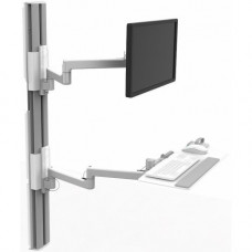 Humanscale Wall Mount for Keyboard, Monitor - White VF56-0505-12006