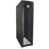 Vertiv VR Rack - 45U Server Rack Enclosure| 600x1162.5mm| 19-inch Cabinet (VR3305) - 2131.3x600x1162.5mm (HxWxD)| 77% perforated doors| Sides| Casters VR3305