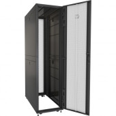 Vertiv VR Rack - 48U Server Rack Enclosure| 600x1200mm| 19-inch Cabinet (VR3307) - 2265x600x1200mm (HxWxD)| 77% perforated doors| Sides| Casters VR3307