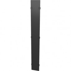 Vertiv VR 42U x 800mm Wide Single Perforated Door Black - Metal - Black - 42U Rack Height - 1 Pack - 31.5" Width VRA6002