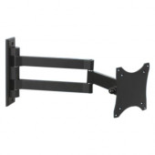 Viewz VZ-AM01 Mounting Arm for Flat Panel Display - Black - 9.7" to 24" Screen Support - 33.07 lb Load Capacity - TAA Compliance VZ-AM01