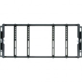 Viewz VZ-RMK08 Rack Mount for Flat Panel Display - Black - 8" to 20" Screen Support - 20.40 lb Load Capacity - TAA Compliance VZ-RMK08