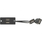 Kramer WU-2AA 2 x USB 2.0 (A/A) Wall Plate Insert - 2 x Socket(s) WU-2AA