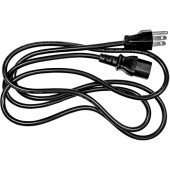 Rocstor 5ft Computer Power Cord NEMA5-15P to C13 - For PC, Printer, Projector, Television, Server, PDU - Black - 5 ft Cord Length Y10C112
