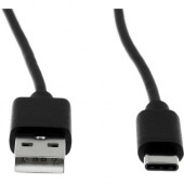 Rocstor Premium USB-C to USB-A Cable (3ft) - M/M - USB 2.0 - USB Type-C to USB Type-A Cable - USB for Laptop, Desktop, Tablet, Cellular Phone, Chromebook - 3 ft- 1 Pack - 1 x Type A Male USB 2.0 - 1 x Type C Male USB - Shielding - Black - 3 ft USB Data Tr