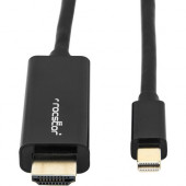 Rocstor Premium Mini DisplayPort to HDMI Cable M/M - 10 ft HDMI/Mini DisplayPort A/V Cable for MacBook, MacBook Air, MacBook Pro, Mac mini, Ultrabook, PC, Projector, Notebook, Audio/Video Device, Monitor - First End: 1 x Mini DisplayPort Male Digital Audi