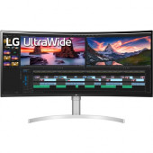LG Ultrawide 38WN95C-W 38" UW-QHD+ Curved Screen LED Gaming LCD Monitor - 21:9 - White - 38" Class - Nano In-plane Switching (Nano IPS) Technology - 3840 x 1600 - 1.07 Billion Colors - FreeSync Premium Pro/G-sync Compatible - 450 Nit - 1 ms - 14