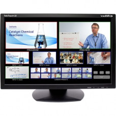 Vaddio TeleTouch 22" LCD Touchscreen Monitor - 16:10 - 5-wire Resistive - HD - 16.7 Million Colors - 1,000:1 - 300 Nit - DVI - TAA Compliance 999-5520-022