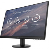 HP P27v G4 27" Full HD LCD Monitor - 16:9 - Black - 27" Class - In-plane Switching (IPS) Technology - 1920 x 1080 - 16.7 Million Colors - 300 Nit - 5 ms - 60 Hz Refresh Rate - HDMI - VGA 9TT20A6#ABA