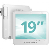 Cybernet CYBERMED-XB19 19" LCD Touchscreen Monitor - 4:3 - 19" Class - Projected Capacitive - 1280 x 1024 - SXGA - MVA technology - LED Backlight - HDMI - USB - 1 x HDMI In - White - RoHS, WEEE - 3 Year CYBERMED-XB19