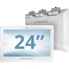 Cybernet CYBERMED-XB24 23.6" LCD Touchscreen Monitor - 16:9 - 24" Class - Projected Capacitive - 1920 x 1080 - Full HD - MVA technology - LED Backlight - HDMI - USB - 1 x HDMI In - White - RoHS, WEEE - 3 Year CYBERMED-XB24