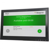 Black Box Reserva iCompel Edge Touchscreen Room Sign - 15.4" Width x 1.5" Depth x 9.8" Height IC-RESERVA-15T