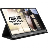 Asus ZenScreen GO MB16AHP 15.6" Full HD WLED LCD Monitor - 16:9 - Black, Gray - In-plane Switching (IPS) Technology - 1920 x 1080 - 220 Nit Maximum - 60 Hz Refresh Rate - 2 Speaker(s) - HDMI - DisplayPort - USB Type-C MB16AHP