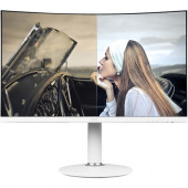 Micro-Star International  MSI Modern MD271CPW 27" Full HD Curved Screen LED LCD Monitor - 16:9 - Matte White - 27" Class - Vertical Alignment (VA) - 1920 x 1080 - 16.7 Million Colors - 250 Nit - 4 ms - 75 Hz Refresh Rate - HDMI MODERNMD271CPW