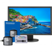 NEC Display SpectraViewII PA243W-BK-SV 24.1" WUXGA WLED LCD Monitor - 16:10 - Black - 1920 x 1200 - 1.07 Billion Colors - )350 Nit - 8 ms - DVI - HDMI - VGA - DisplayPort - TAA Compliance PA243W-BK-SV