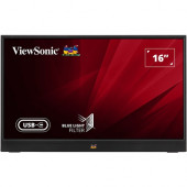 Viewsonic VA1655 15.6" Full HD LED LCD Monitor - 16:9 - 16" Class - In-plane Switching (IPS) Technology - 1920 x 1080 - 16.2 Million Colors - 250 Nit - 7 ms - 75 Hz Refresh Rate - HDMI VA1655