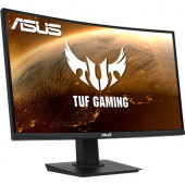 Asus TUF VG24VQE 23.6" Full HD Curved Screen WLED Gaming LCD Monitor - 16:9 - Black - 24" Class - Vertical Alignment (VA) - 1920 x 1080 - 16.7 Million Colors - FreeSync Premium - 250 Nit - 1 ms MPRT - HDMI - DisplayPort VG24VQE