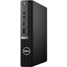 Dell OptiPlex 7000 7080 Desktop Computer - Intel Core i5 10th Gen i5-10500T Hexa-core (6 Core) 2.30 GHz - 16 GB RAM DDR4 SDRAM - 256 GB SSD - Micro PC - Windows 10 Pro 64-bit - Intel UHD Graphics 630 DDR4 SDRAM - English Keyboard - IEEE 802.11ax - 35 W YW