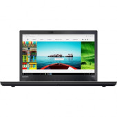 Lenovo ThinkPad T470 20JNS01R01 14" Notebook - 1920 x 1080 - Core i5 i5-6300U - 8 GB RAM - 256 GB SSD - Black - Windows 10 Pro 64-bit - Intel HD Graphics 520 - In-plane Switching (IPS) Technology - English (US) Keyboard - Bluetooth 20JNS01R01