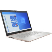 HP 17-by4000 17-by4005ds 17.3" Notebook - HD+ - 1600 x 900 - Intel Core i5 11th Gen i5-1135G7 Quad-core (4 Core) - 8 GB Total RAM - 256 GB SSD - Pale Rose Gold, Natural Silver - Refurbished - Intel Chip - Windows 10 Home - Intel Iris Xe Graphics - 8 