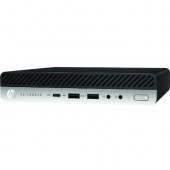 HP EliteDesk 800 G4 Desktop Computer - Intel Core i5 i5-8600 Hexa-core (6 Core) 3.10 GHz - 8 GB RAM DDR4 SDRAM - 256 GB SSD - Desktop Mini 5XF83US#ABA