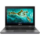 Asus Chromebook Flip CR1 CR1100FKA-YZ142T 11.6" Touchscreen Convertible Chromebook - HD - 1366 x 768 - Intel Celeron N5100 Quad-core (4 Core) 1.10 GHz - 4 GB Total RAM - 32 GB Flash Memory - Dark Gray - Intel Chip - Chrome OS - Intel UHD Graphics - I