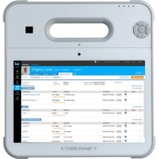 Cybernet The CyberMed-Rx is a 10.1-inch Rugged Medical Grade Tablet in a fully disinfectable casing and touch glass that mitigates the spread of germs and harmful microbes. - 1920 x 1080 - Anti-glare Display - 2 Megapixel Front Camera - 24 Hours Maximum B