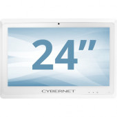 Cybernet CyberMed S24 All-in-One Computer - Intel Core i5 6th Gen i5-6200U 2.30 GHz - 8 GB RAM DDR4 SDRAM - 128 GB SSD - 23.6" Full HD 1920 x 1080 Touchscreen Display - Desktop - White - Intel Chip - Intel HD 520 Graphics DDR4 SDRAM - IEEE 802.11ac C