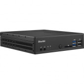 Shuttle XPC DH110 Barebone System Slim PC - Intel H110 Express Chipset - Socket H4 LGA-1151 - 16 GB DDR3L SDRAM DDR3L-1600/PC3-12800 Maximum RAM Support - Serial ATA/600 - Intel HD graphics Integrated - 1 x Total Bays - 1 2.5" Bay(s) - 2 x Total Expa