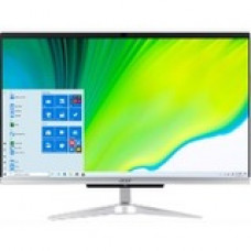 Acer Aspire C24-420 All-in-One Computer - AMD Ryzen 3 3250U Dual-core (2 Core) 2.60 GHz - 8 GB RAM DDR4 SDRAM - 512 GB PCI Express SSD - 23.8" Full HD 1920 x 1080 - Desktop - Windows 10 Home 64-bit - Intel Radeon Graphics - IEEE 802.11ac - 65 W DQ.BF