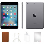 Ereplacements Refurbished Apple iPad Mini 2 (2nd Gen, 2013), 32GB, Black/Space Gray, WiFi, Bundle only from eReplacements, 1 Year Warranty from eReplacements, Tablet Case and Screen Protector included. (A1489, ME277LL/A, IPADM2B32) - Bundle Includes: Univ