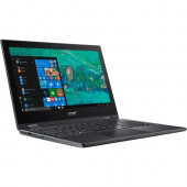 Acer Spin 1 SP111-33-P4VC 11.6" Touchscreen 2 in 1 Notebook - 1366 x 768 - Pentium Silver N5000 - 4 GB RAM - 64 GB Flash Memory - Obsidian Black - Windows 10 Home in S mode 64-bit - Intel UHD Graphics 605 - English Keyboard - 0.3 Megapixel Front Came