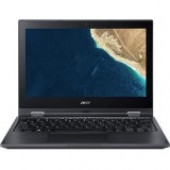 Acer TravelMate Spin B1 B118-G2-RN TMB118-G2-RN-C4CE 11.6" Touchscreen LCD 2 in 1 Notebook - Intel Celeron N4000 Dual-core (2 Core) 1.10 GHz - 4 GB DDR4 SDRAM - 128 GB SSD - Windows 10 Pro Education 64-bit - 1920 x 1080 - In-plane Switching (IPS) Tec