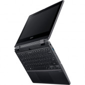Acer TravelMate Spin B3 B311RN-31 TMB311RN-31-C4SU 11.6" Touchscreen 2 in 1 Notebook - 1920 x 1080 - Celeron N4120 - 4 GB RAM - 128 GB Flash Memory - Shale Black - Windows 10 Pro Education 64-bit - Intel UHD Graphics 600 - In-plane Switching (IPS) Te
